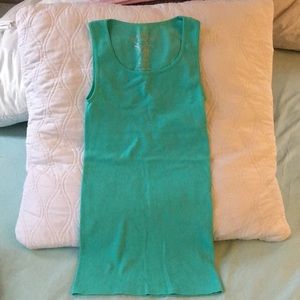 Stretchy mini dress.